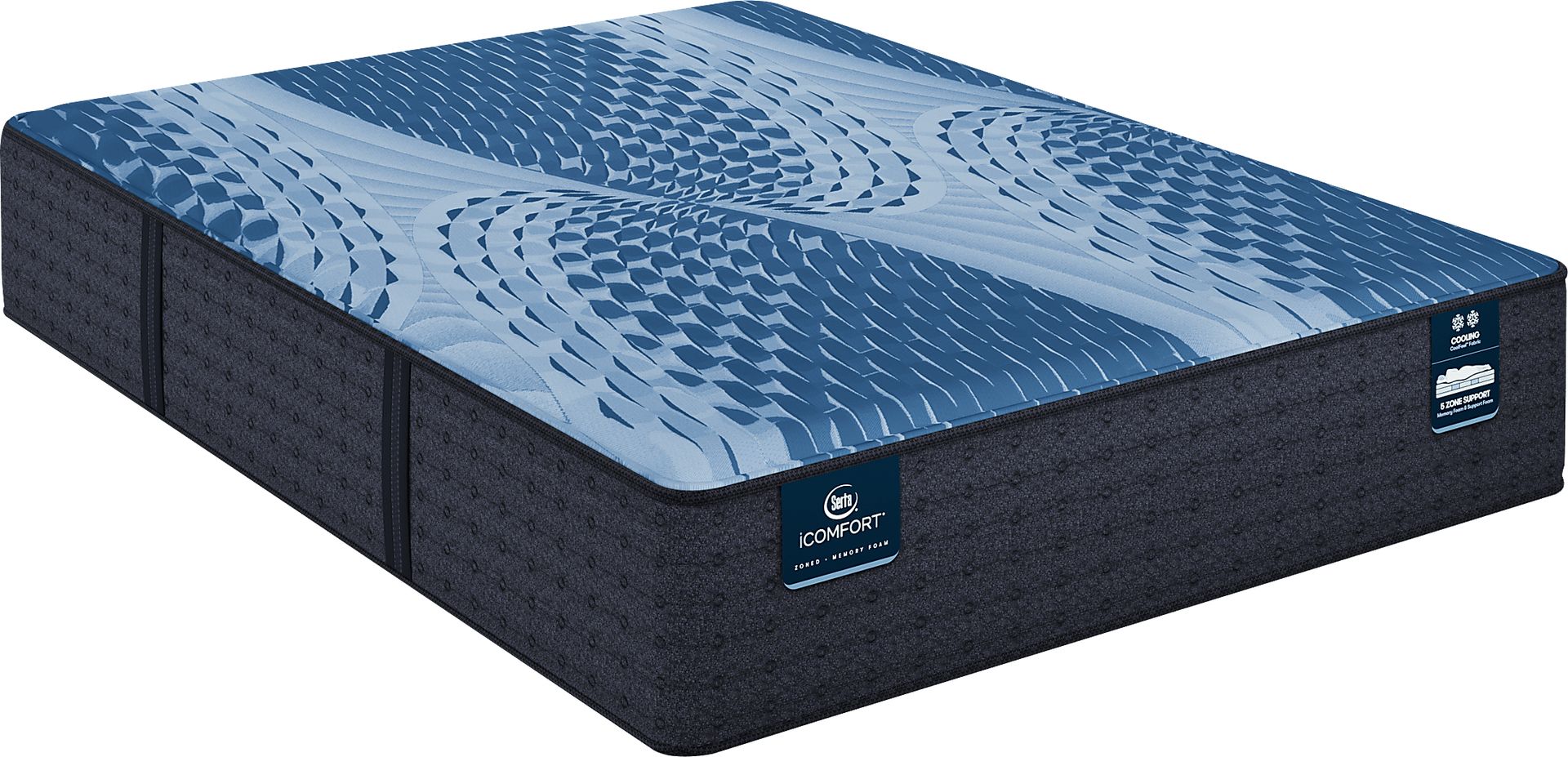 iComfort Aspire Plush Queen Mattress - Image 1