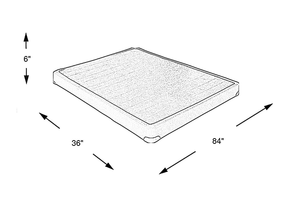 Serta Box Spring California King Foundation Rooms to Go