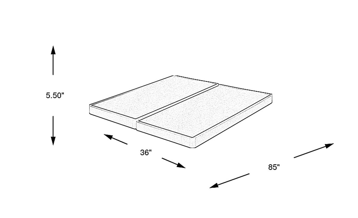 Icomfort Box Spring Split California King Foundation | Rooms to Go
