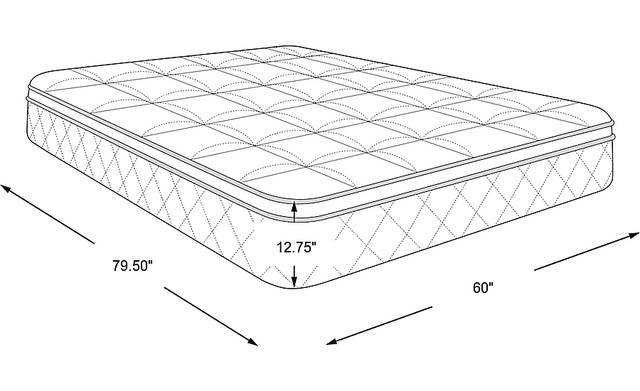 Dimension Image. Please refer to the Dimension Tab on this page for dimension details.