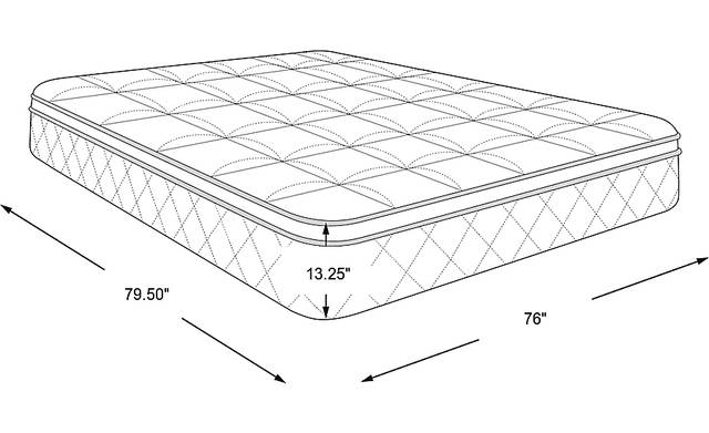 Dimension Image. Please refer to the Dimension Tab on this page for dimension details.