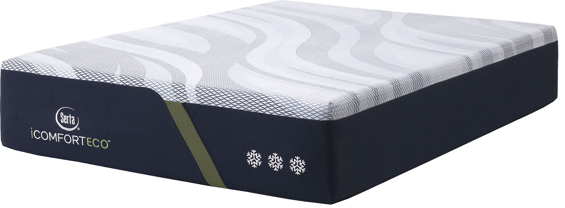iComfort Eco F30LTX Plush Queen Mattress - Image 1