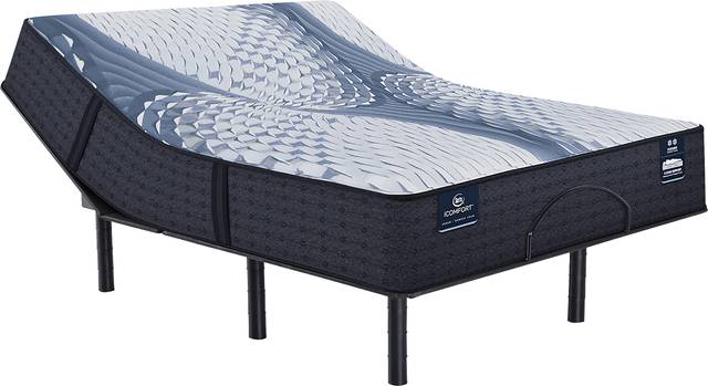 iComfort Iona Medium Queen Mattress Set with Head Up Only Base - Thumbnail - Image 1