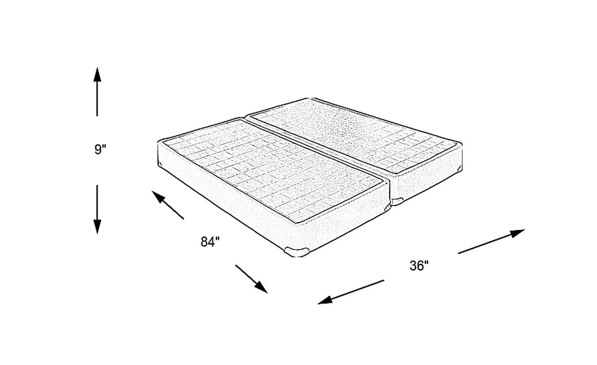 Serta Icomfort Box Spring California King High Profile Foundation ...