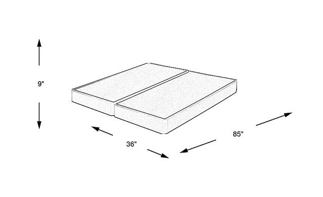 Dimension Image. Please refer to the Dimension Tab on this page for dimension details.