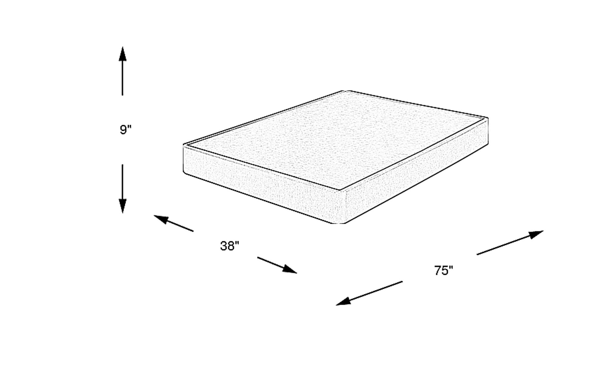 Dimension Image. Please refer to the Dimension Tab on this page for dimension details.