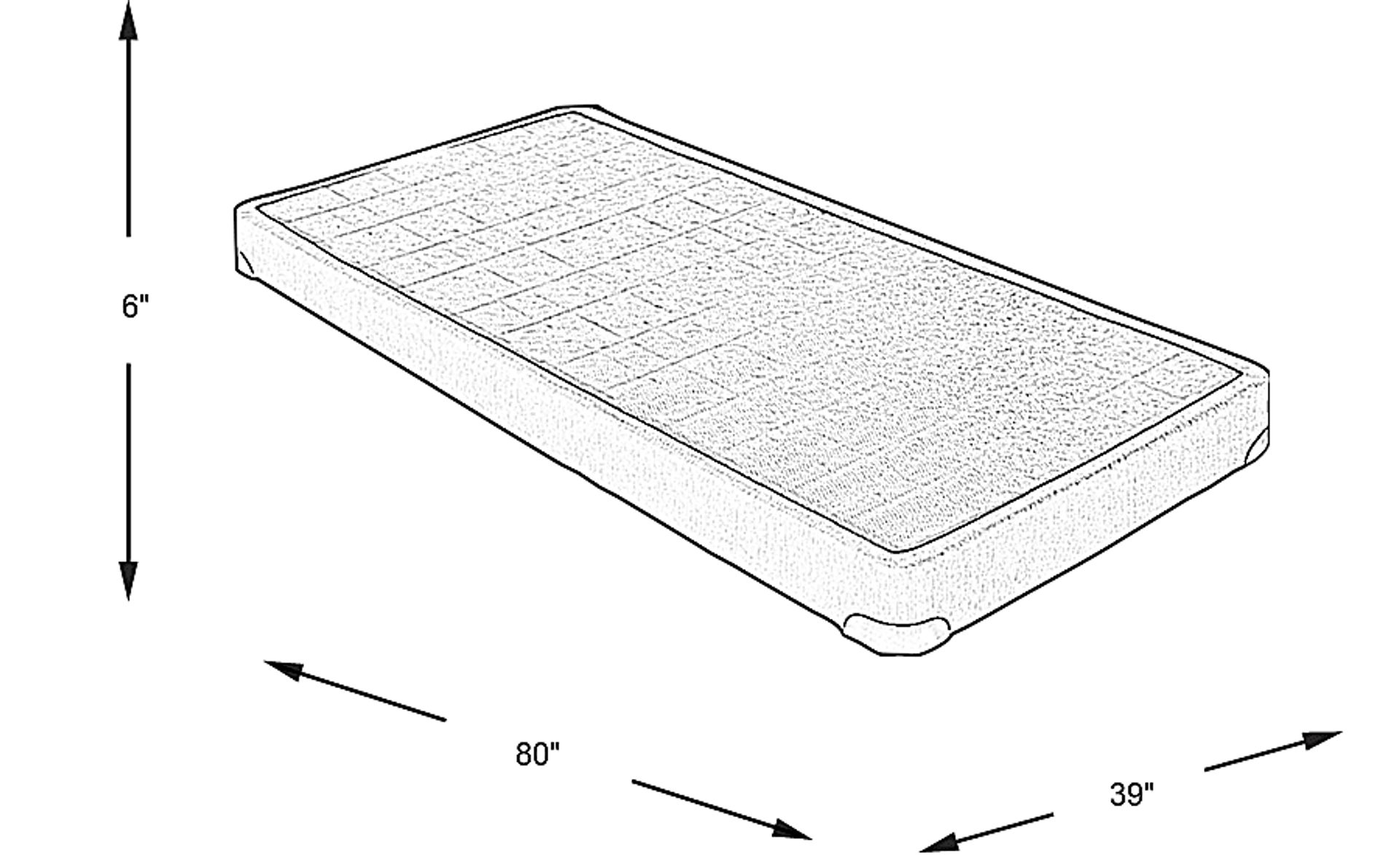 Dimension Image. Please refer to the Dimension Tab on this page for dimension details.
