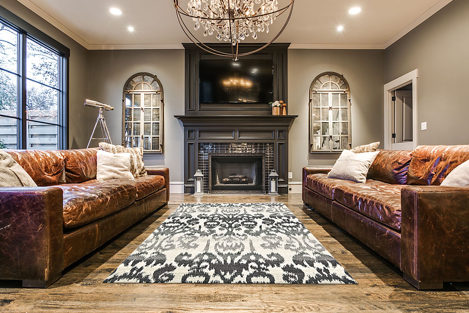 Icy Black 8' x 11' Rug - Image 2