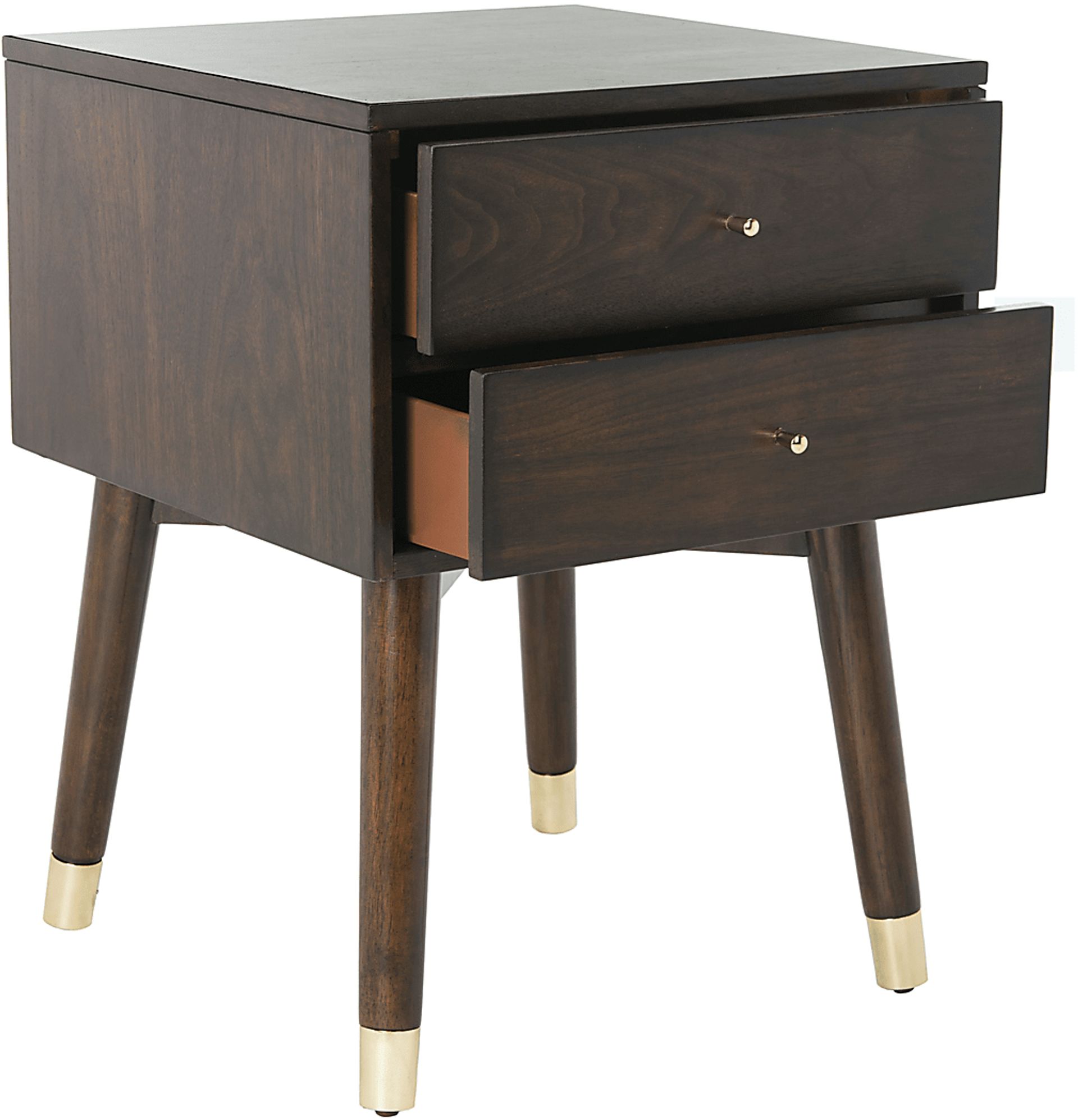 Idamor Walnut Nightstand - Image 5