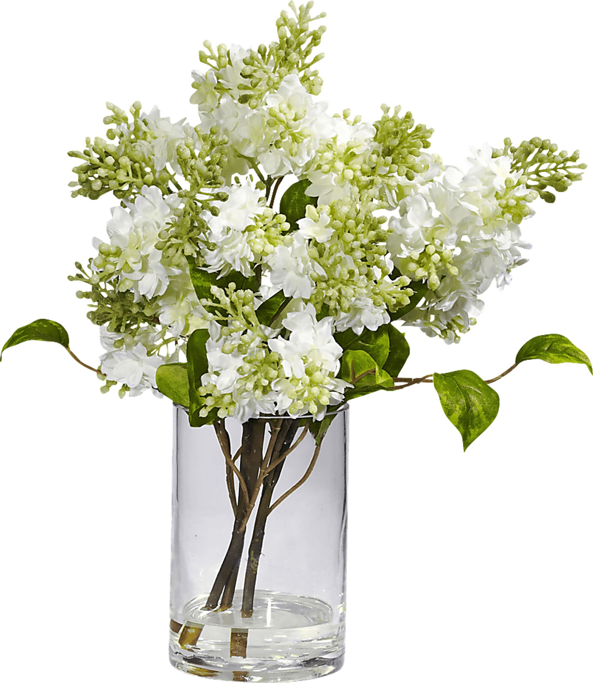 Idania Green Lilac Silk Floral - Image 1