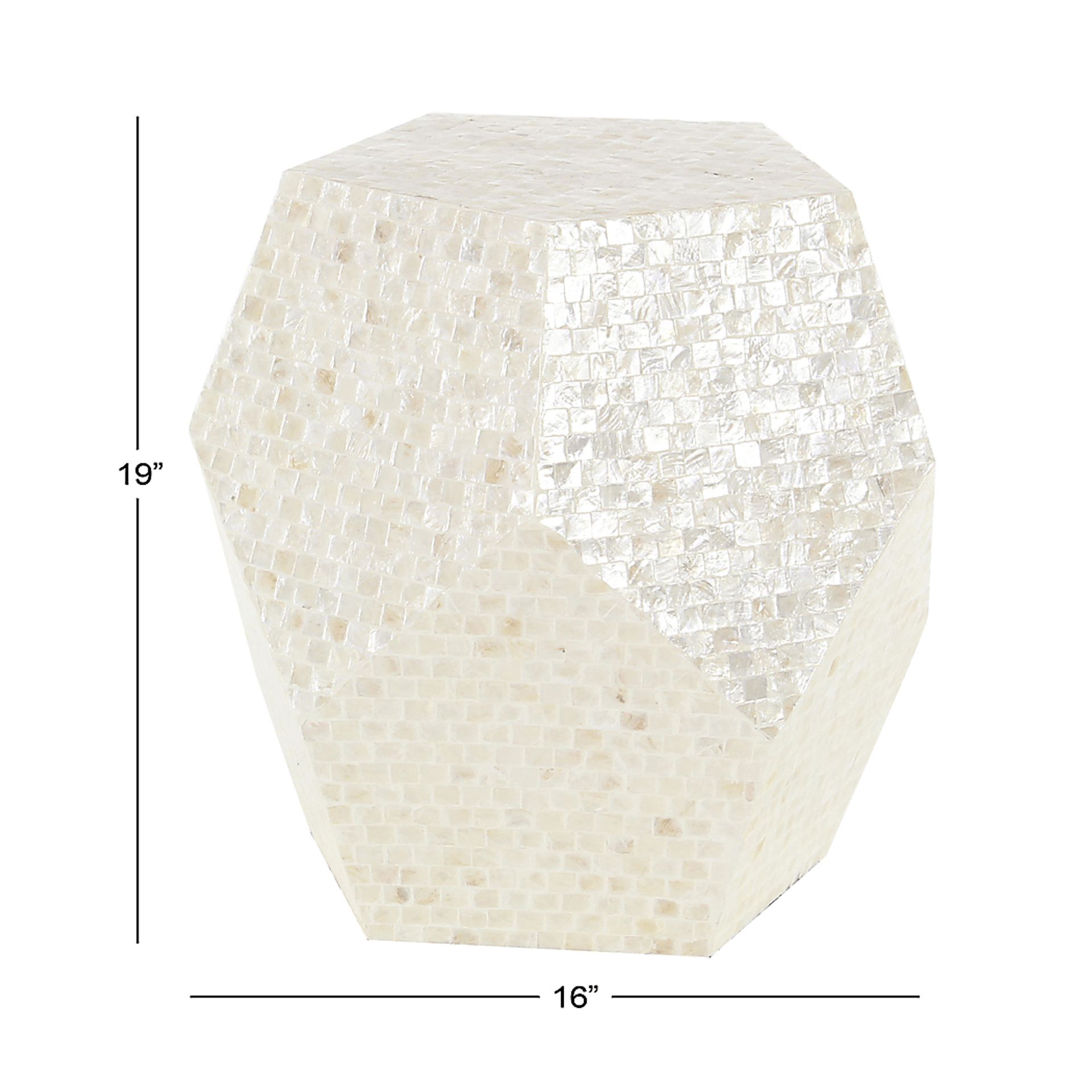 Idato Cream Accent Table - Image 6