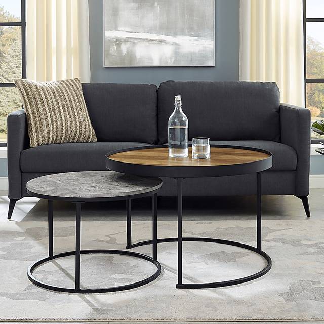 Idelbrook Barnwood Nesting Cocktail Table, Set of 2 - Thumbnail - Image 3