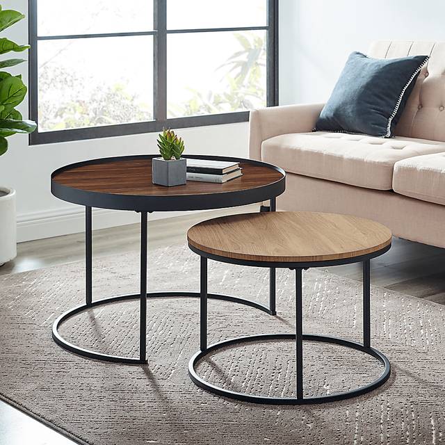 Idelbrook Walnut Nesting Cocktail Tables, Set of 2 - Thumbnail - Image 4