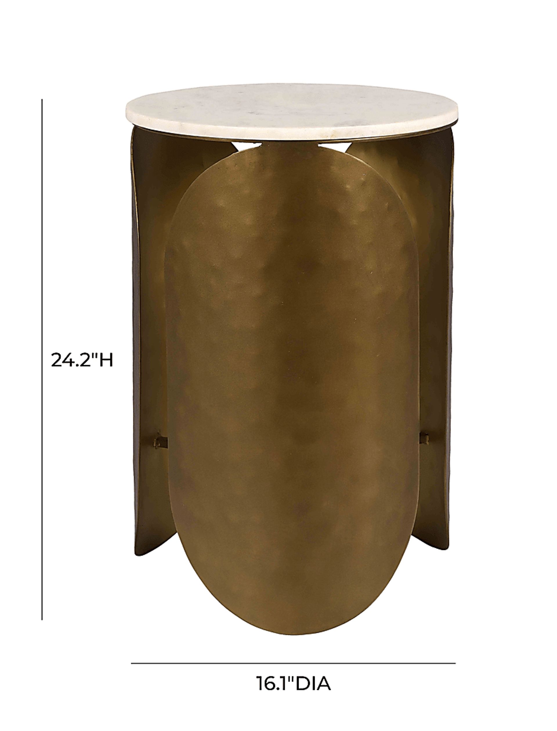 Idellan Lane Brass End Table - Image 6