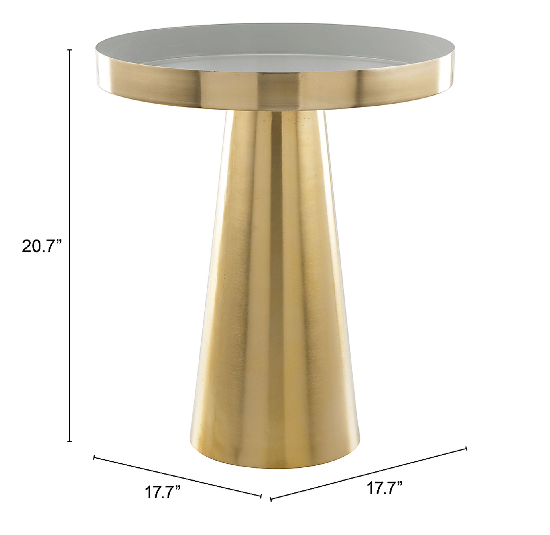 Idina Gold Accent Table - Image 8