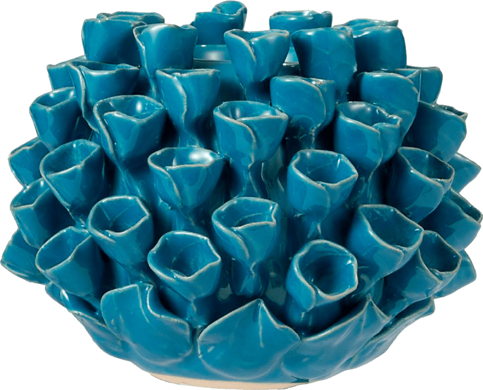 Idle Cay Blue Candle Holder - Image 1