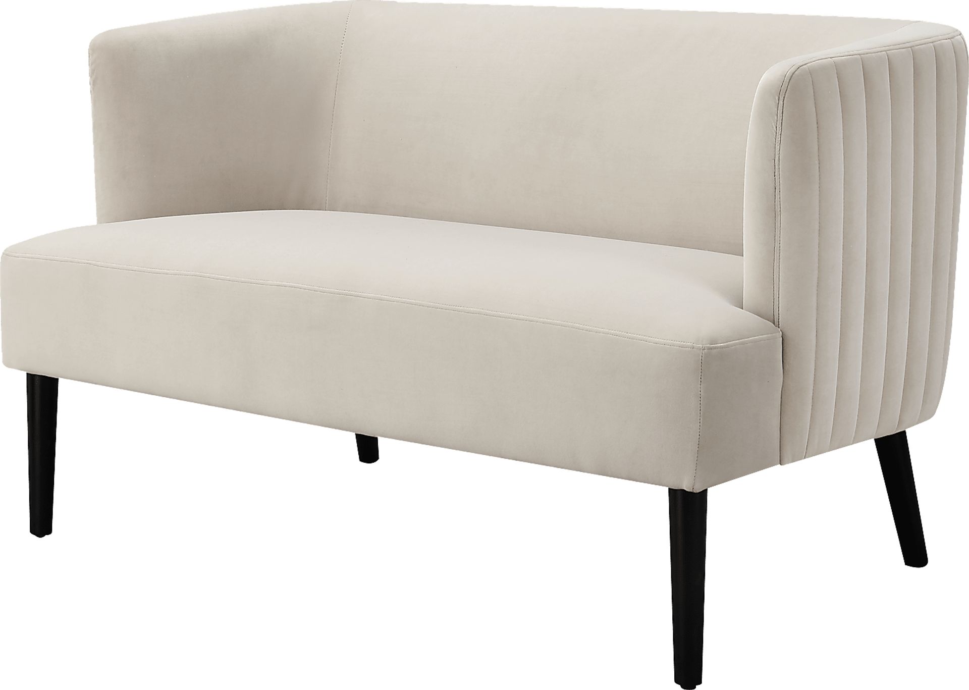 Idlegate Cream Loveseat - Image 3