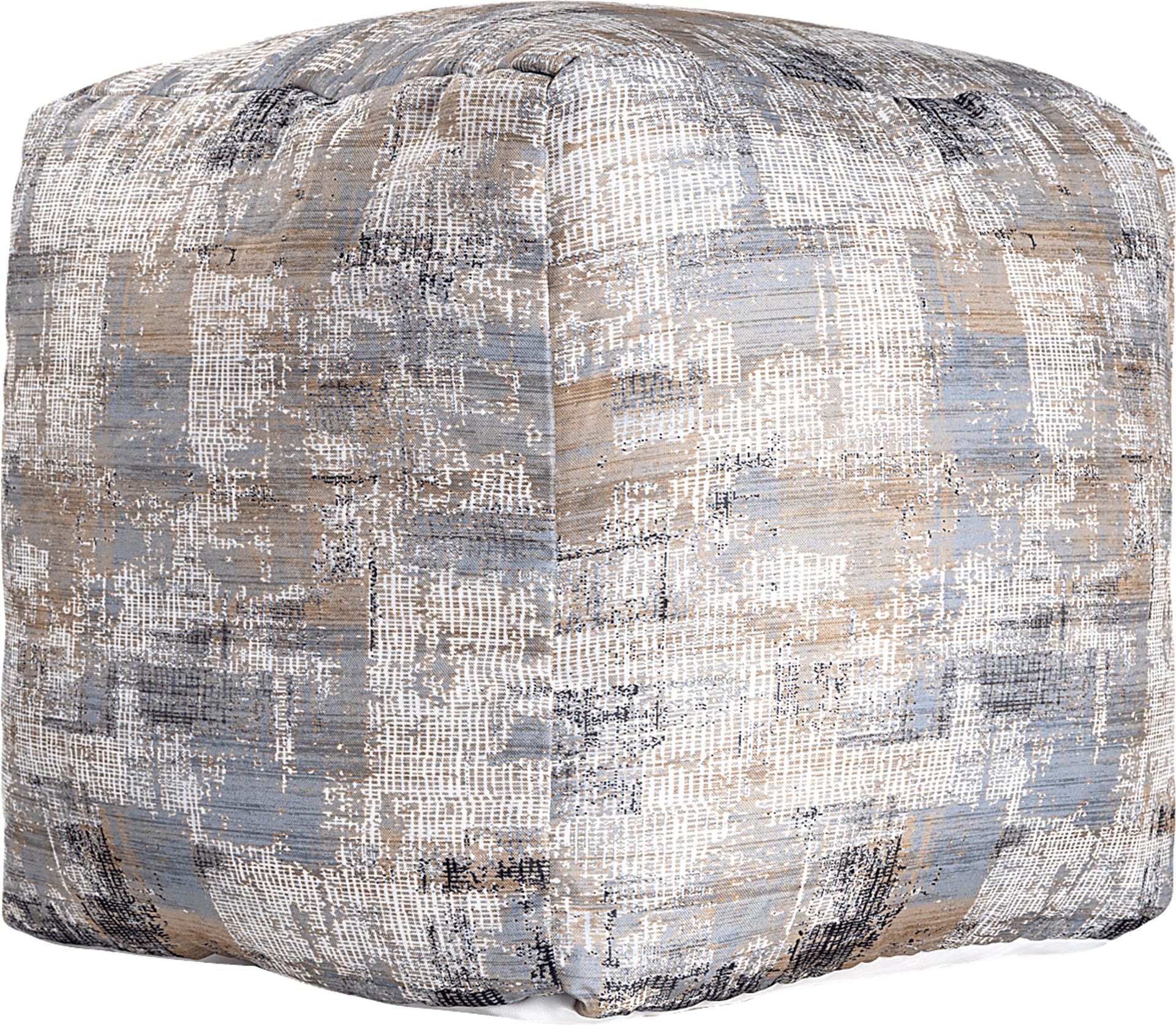 Idrisal Light Blue Pouf - Image 3
