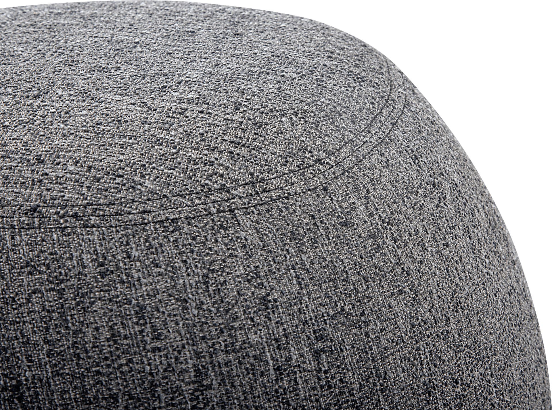 Idrise Gray Ottoman - Image 3