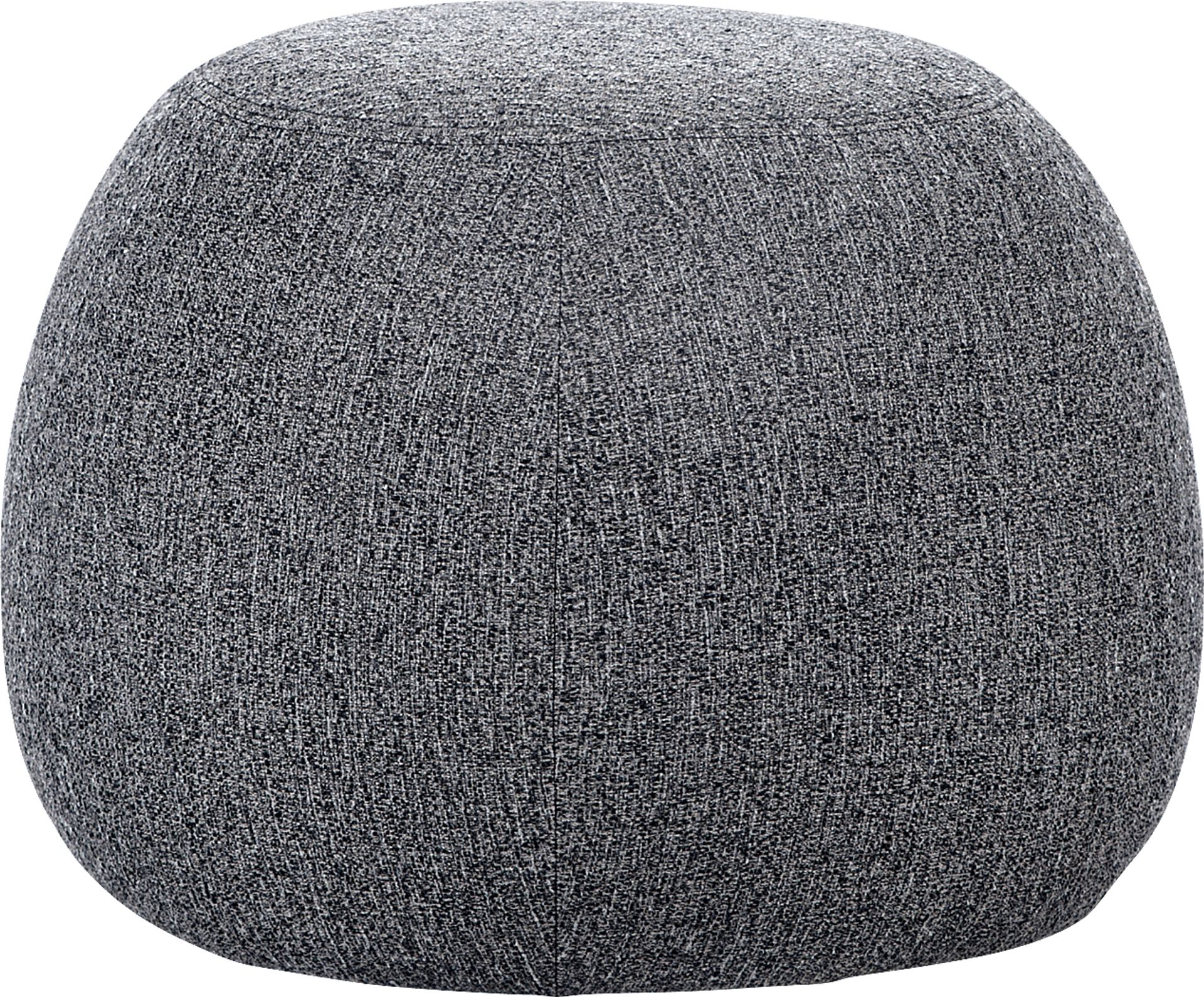 Idrise Gray Ottoman - Image 1