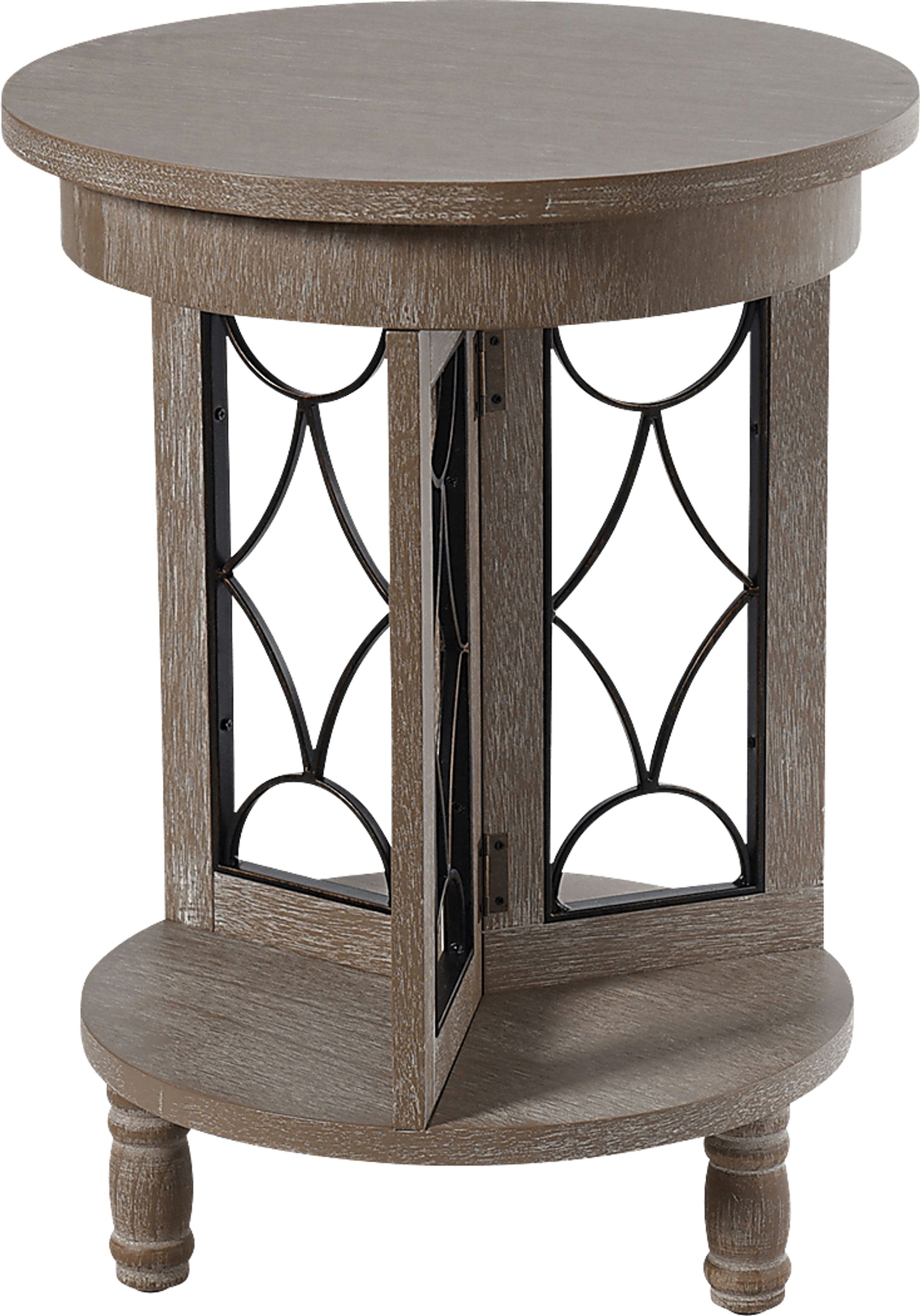 Idriz Brown Accent Table - Image 4