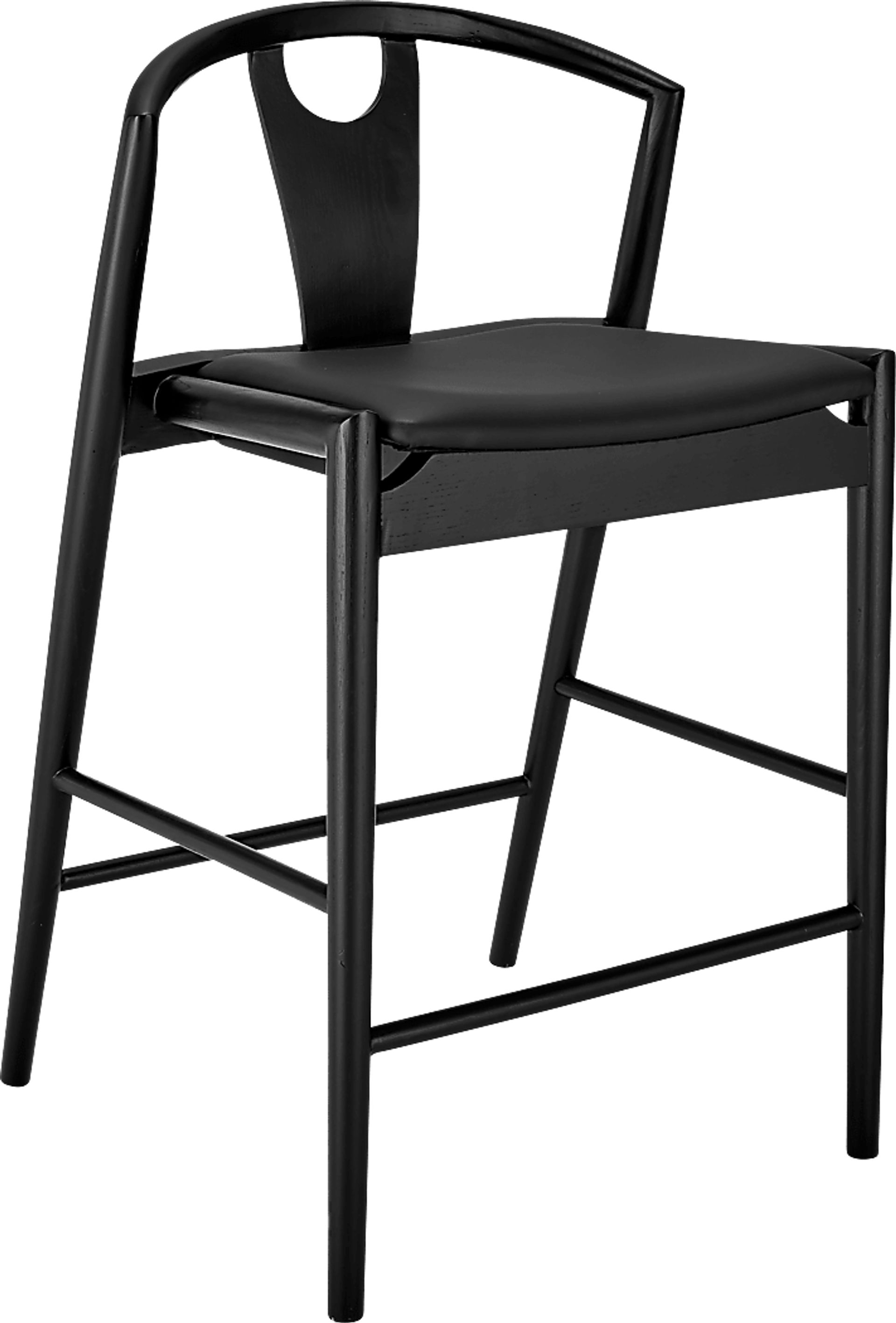Iduna I Black Counter Height Stool - Image 2