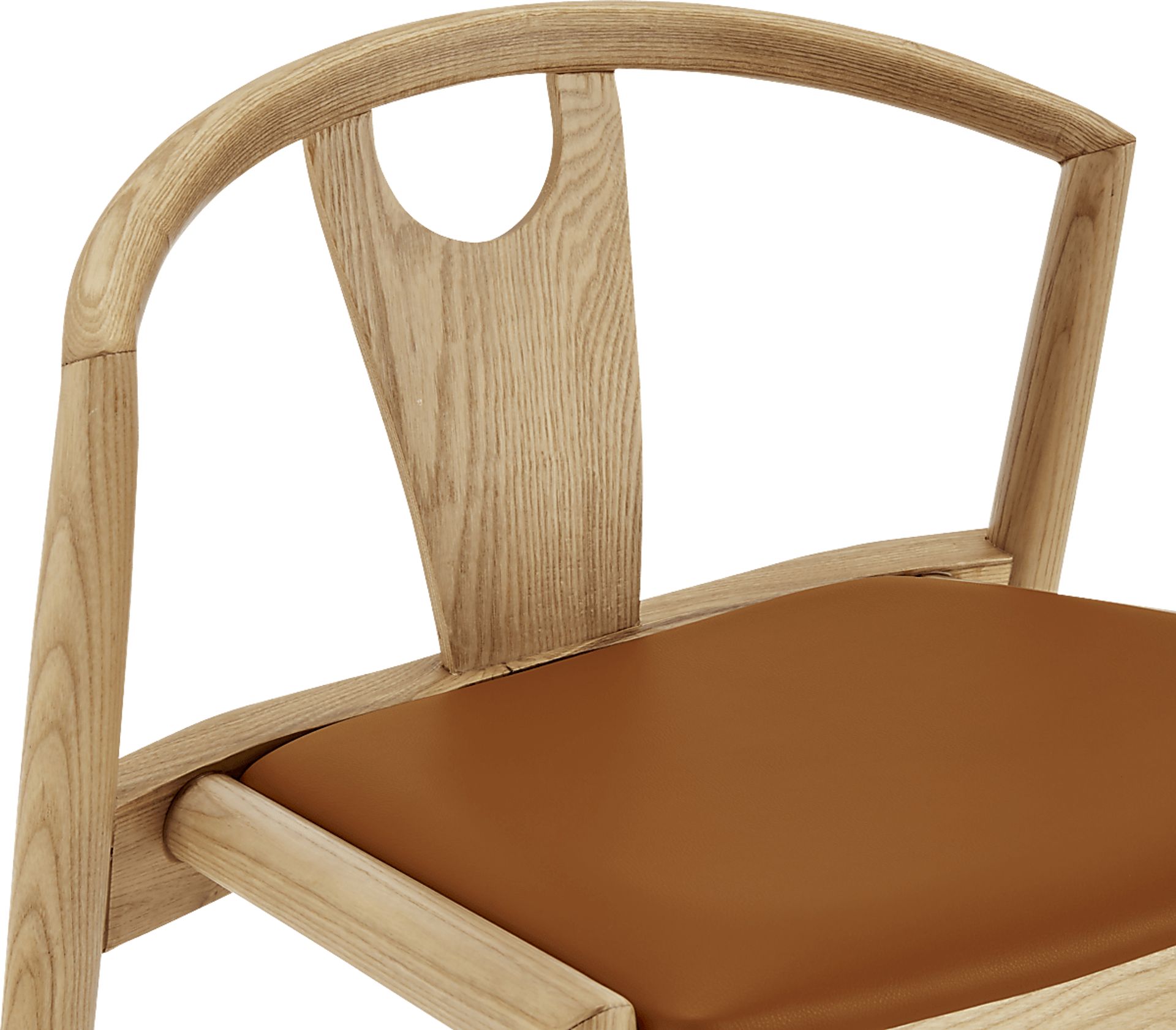 Iduna II Tan and Natural Counter Height Stool - Image 6