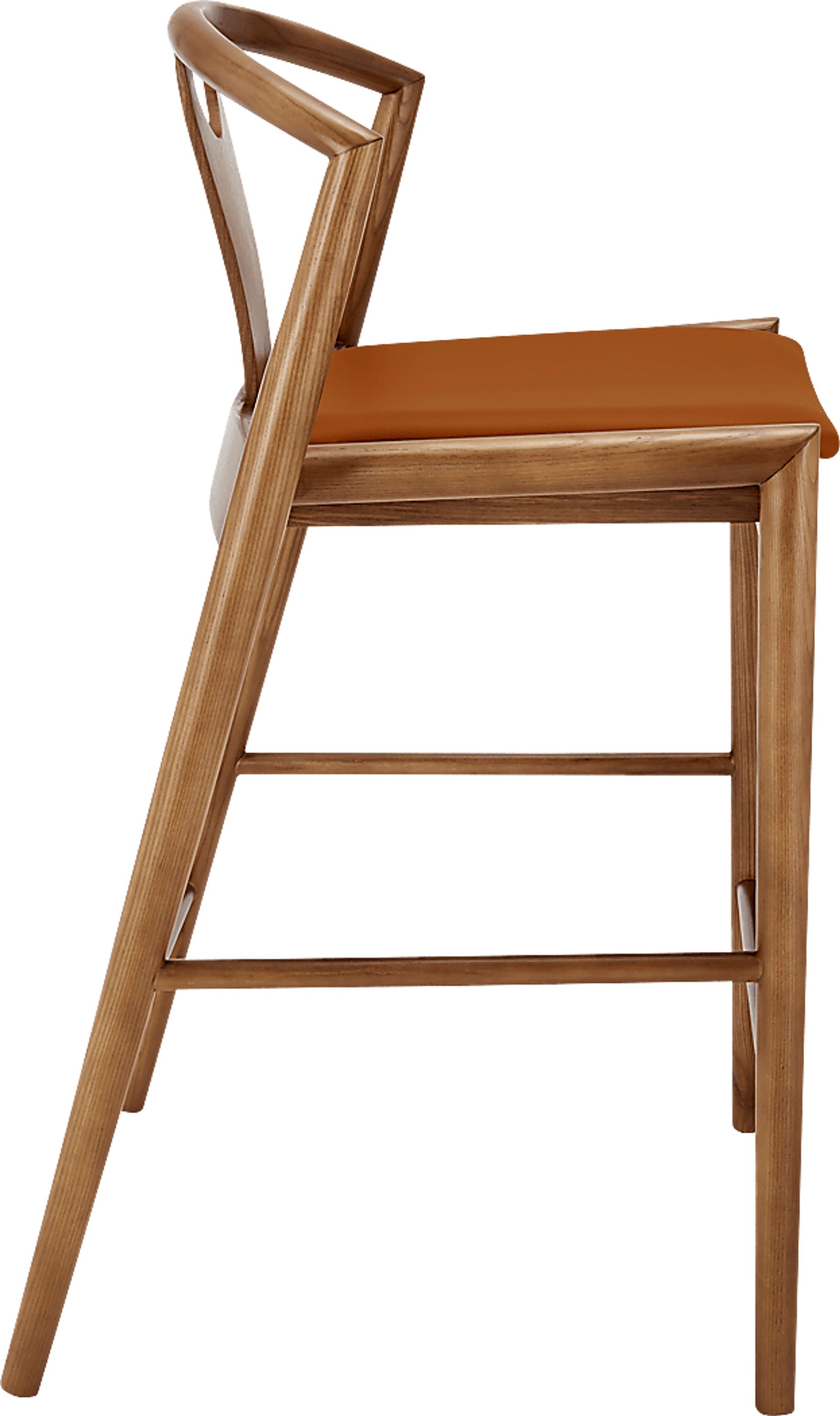 Iduna III Tan and Walnut Counter Height Stool - Image 3