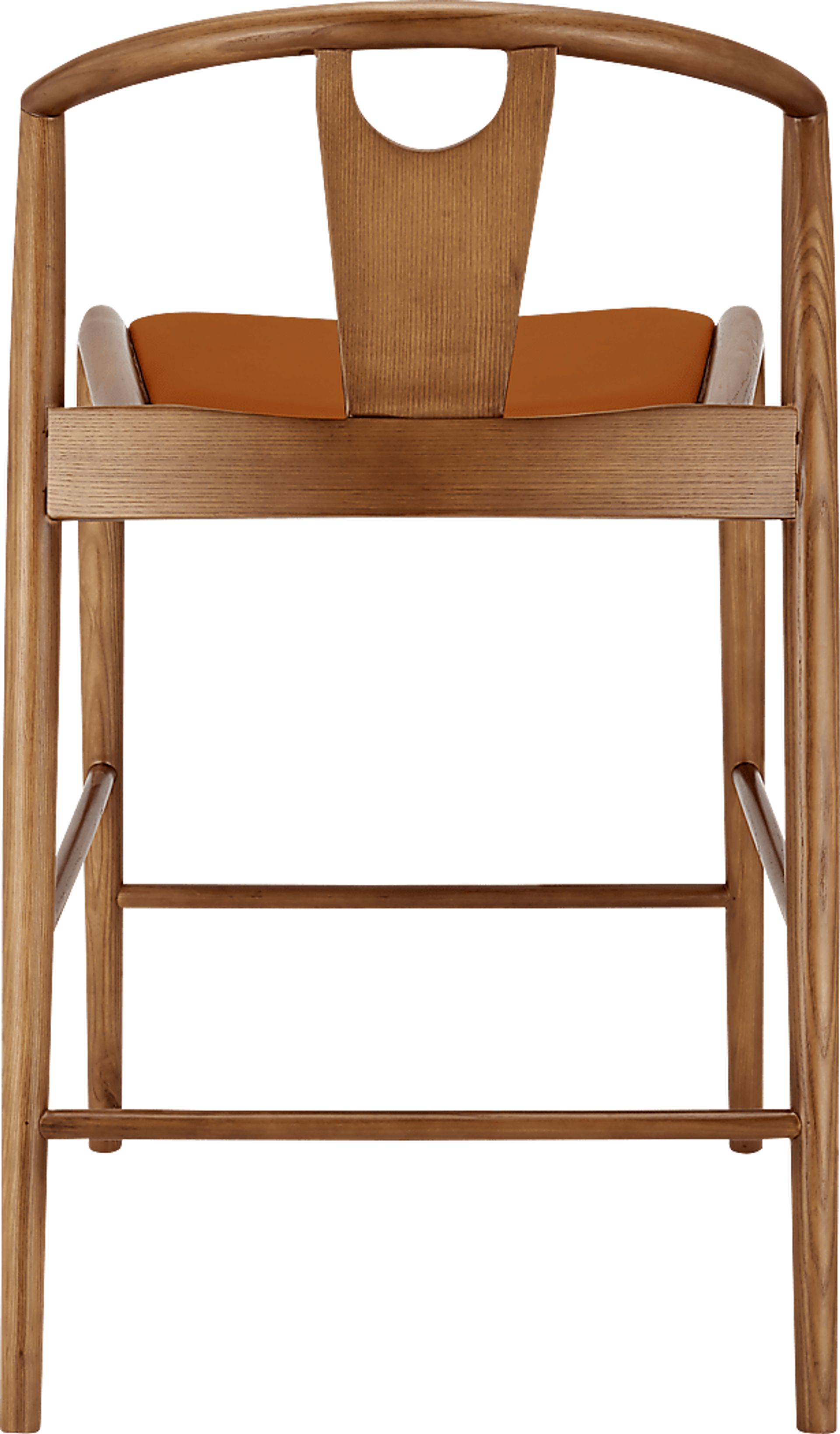 Iduna III Tan and Walnut Counter Height Stool - Image 4