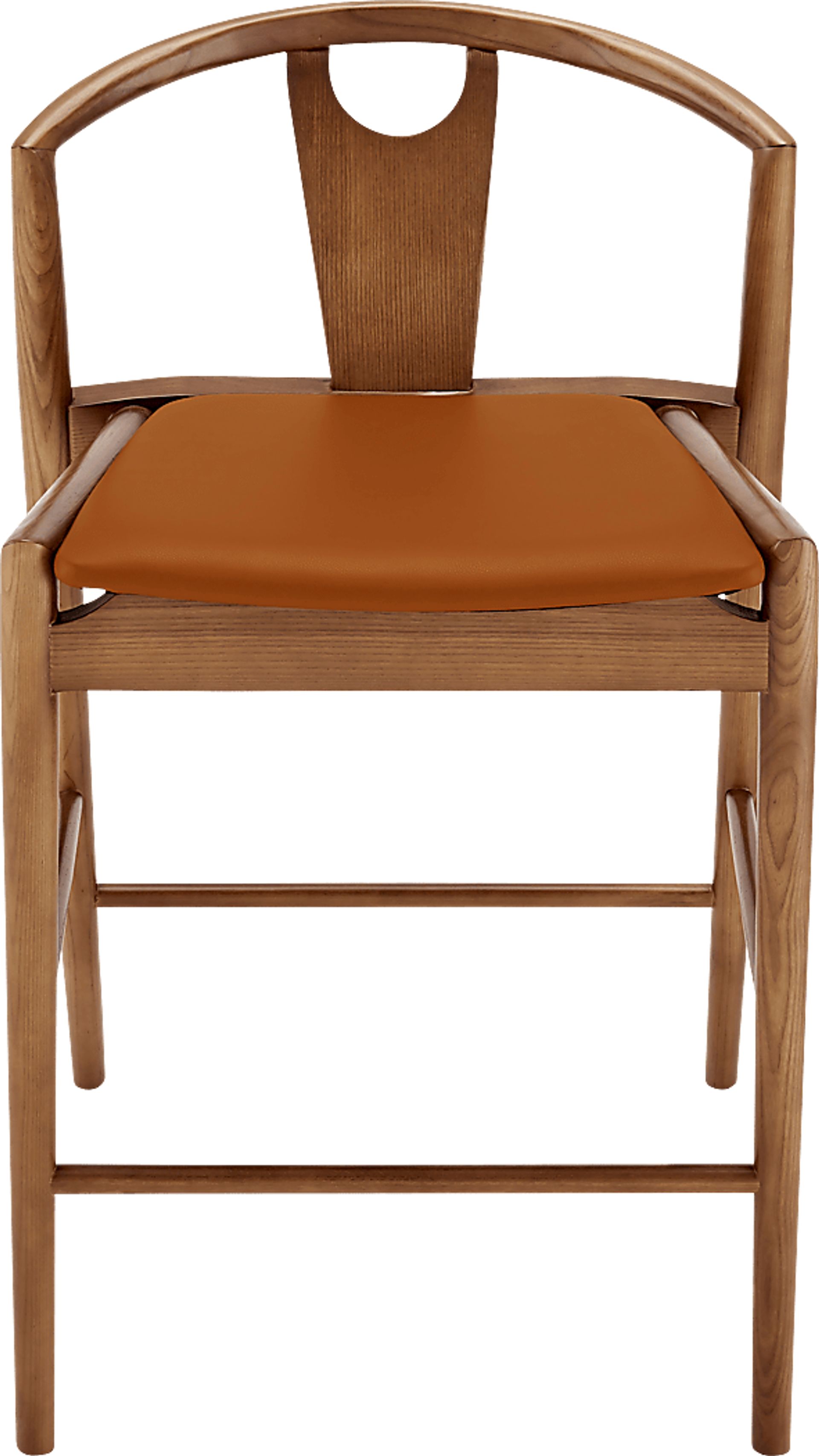 Iduna III Tan and Walnut Counter Height Stool - Image 1