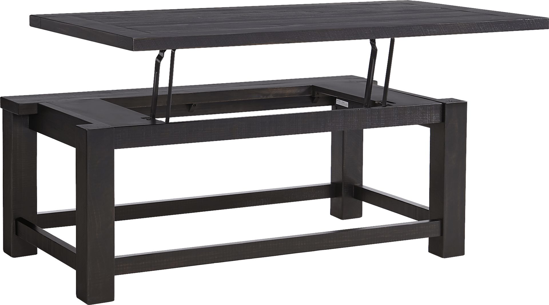Idylwild Black Coffee Table with Lift Top - Image 2