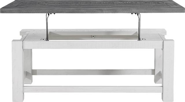 Idylwild White Coffee Table with Lift Top - Thumbnail - Image 4