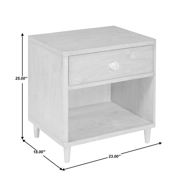 Iellorn White Nightstand - Thumbnail - Image 9