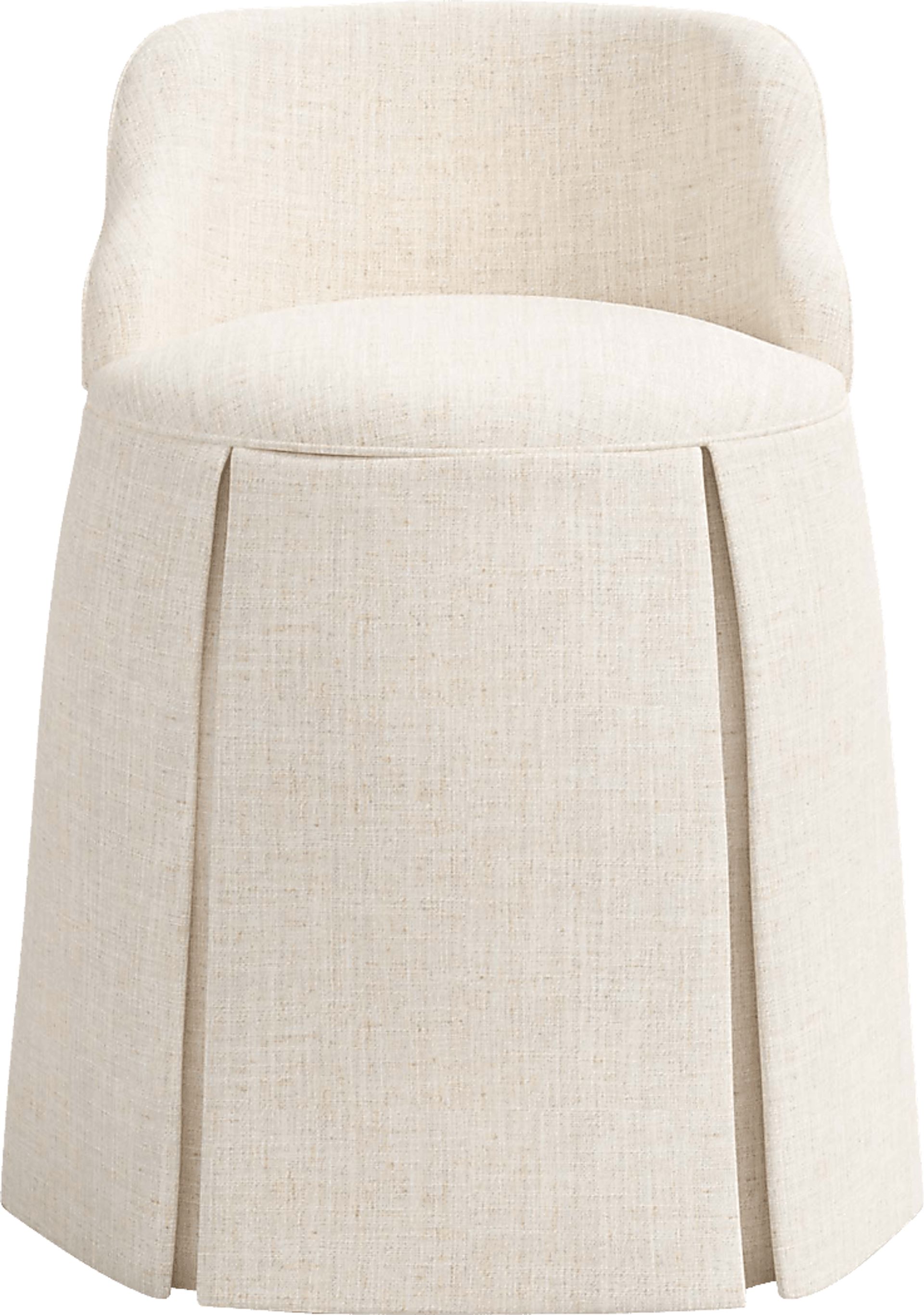 Ifanna Beige Skirted Vanity - Image 3