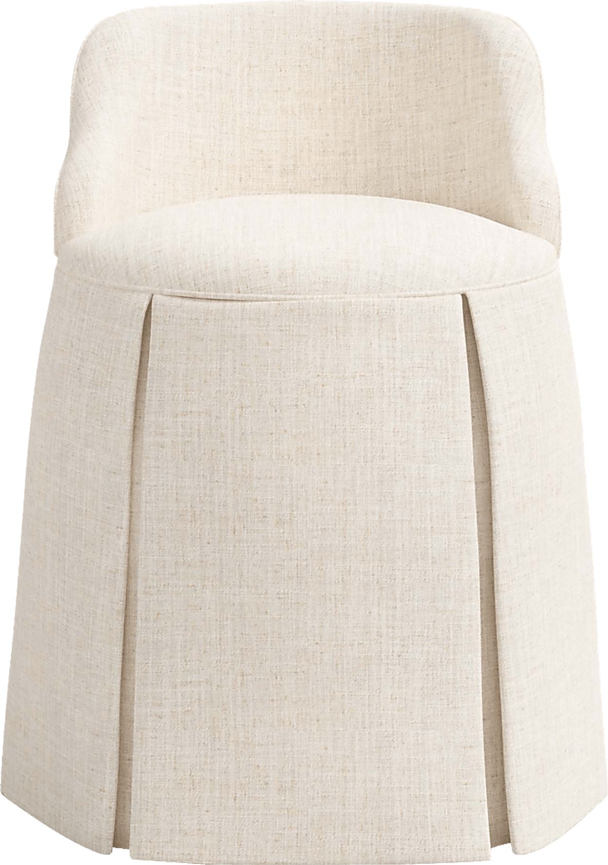 Ifanna Beige Linen,Polyester Fabric Vanity Chair | Rooms to Go