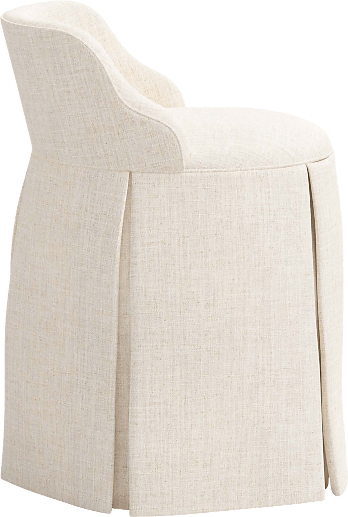 Ifanna Beige Linen,Polyester Fabric Vanity Chair | Rooms to Go