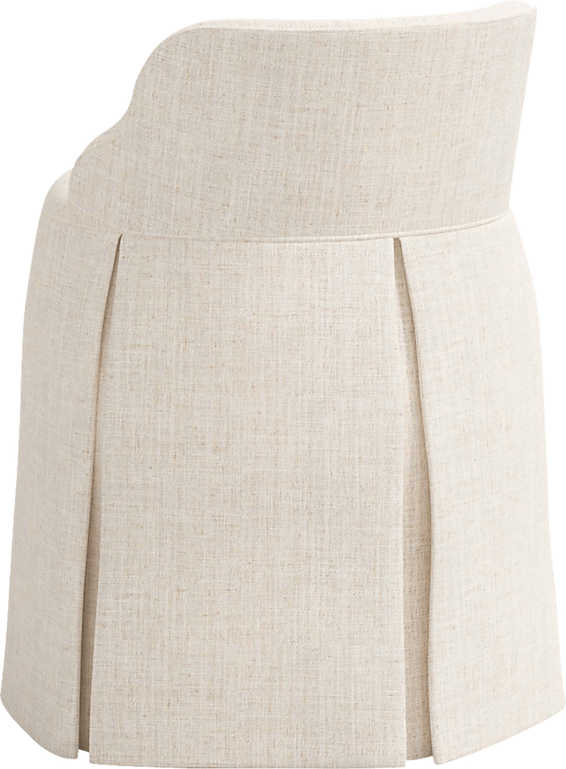 Ifanna Beige Skirted Vanity - Image 5