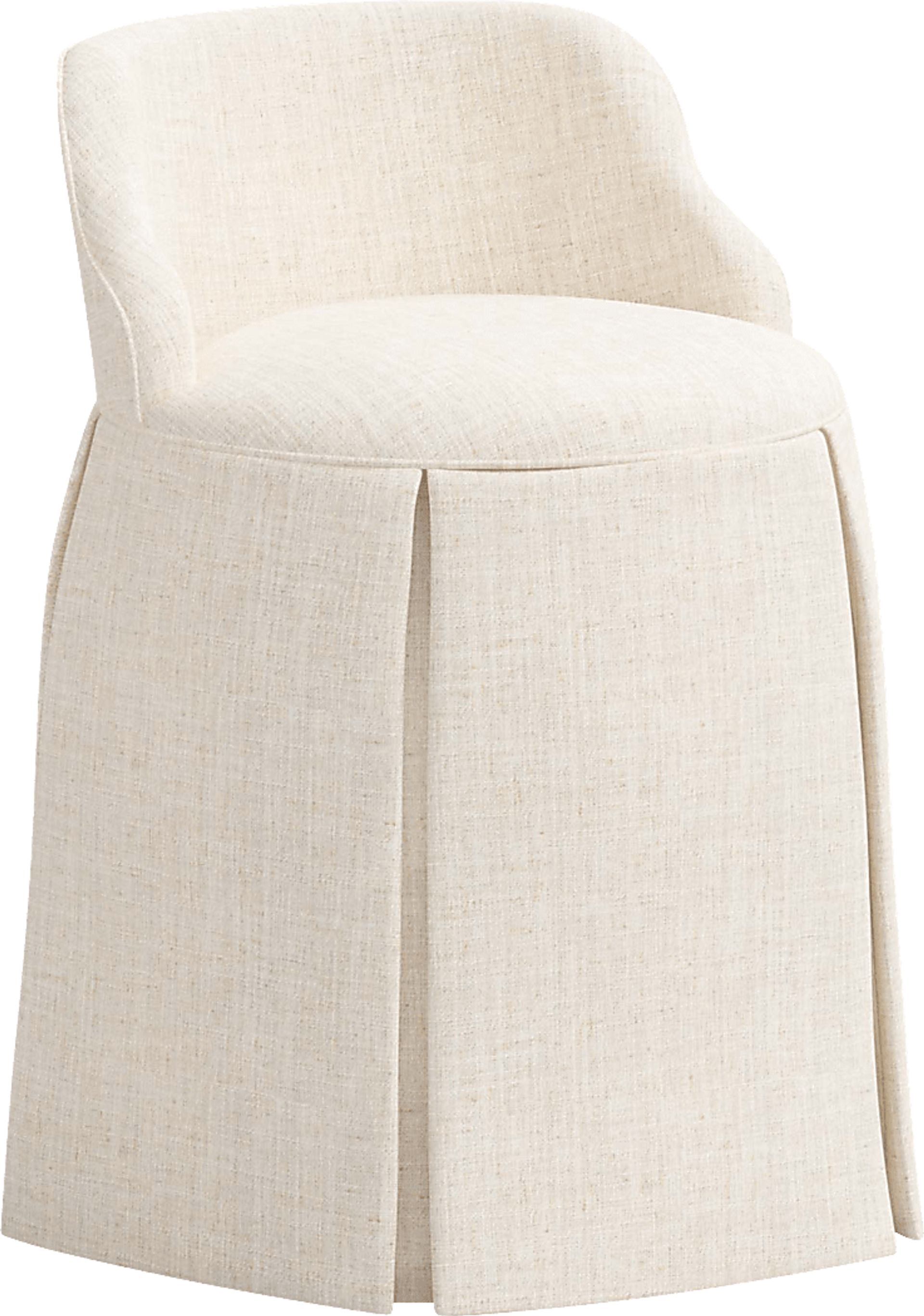 Ifanna Beige Skirted Vanity - Image 1