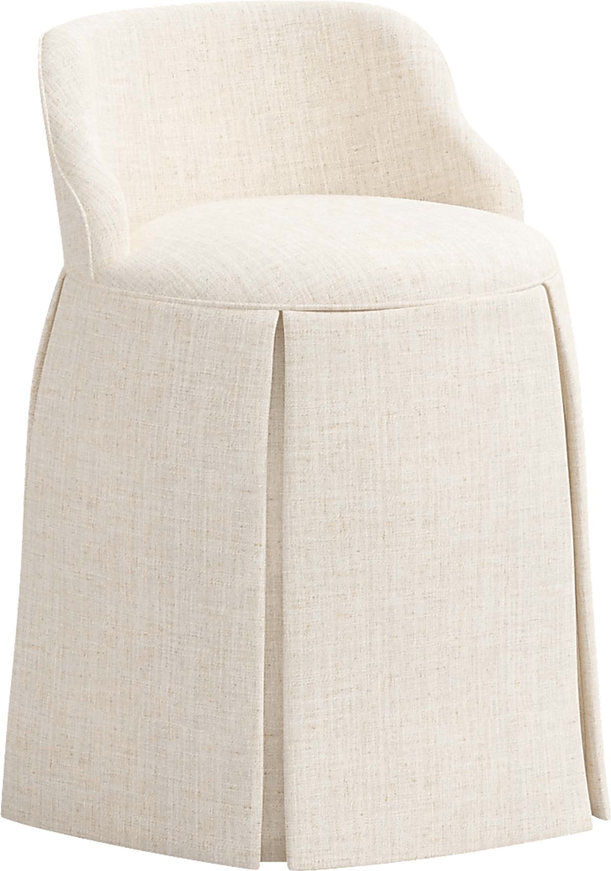Ifanna Beige Linen,Polyester Fabric Vanity Chair | Rooms to Go
