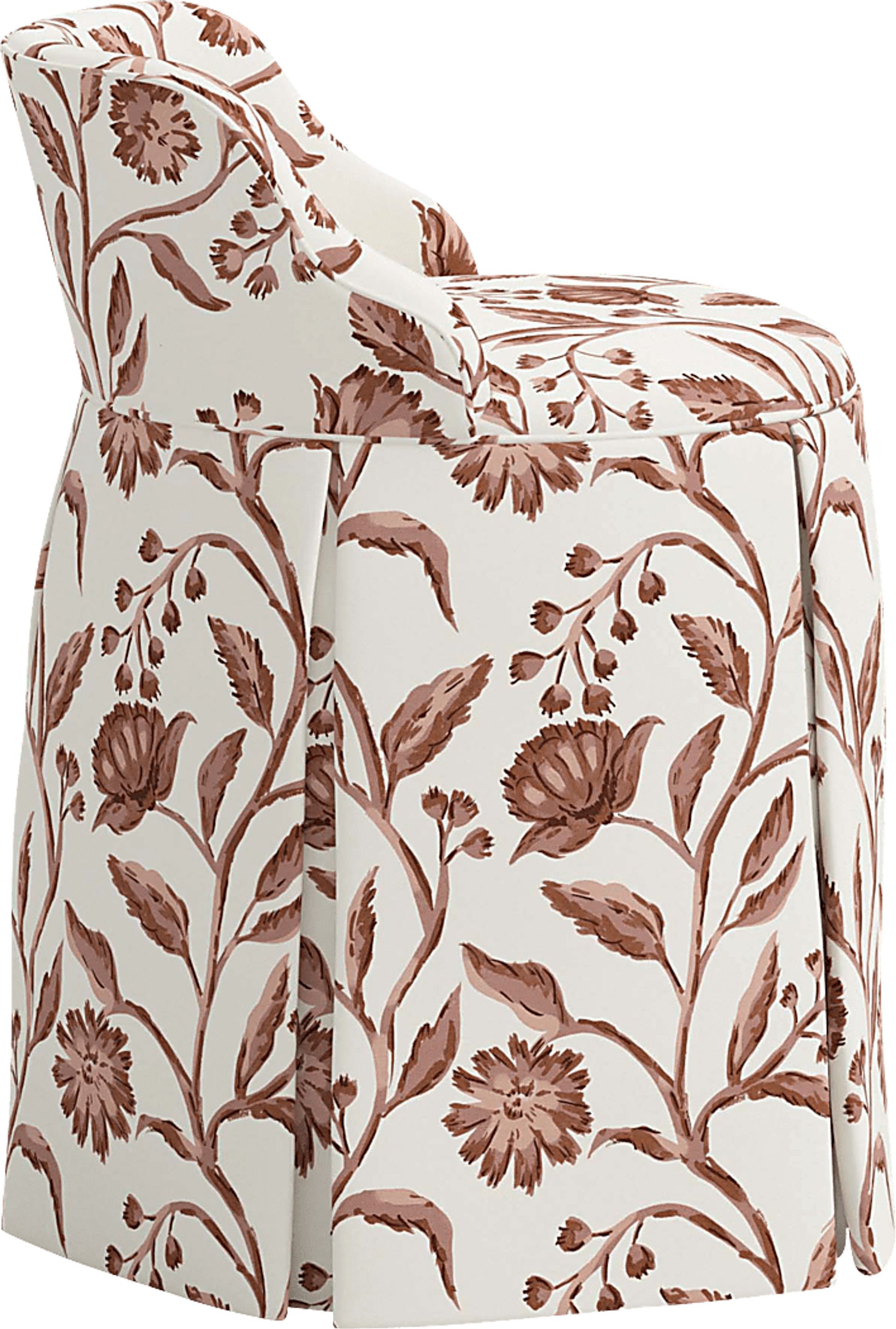 Ifanna Cream Skirted Vanity Chair - Image 5