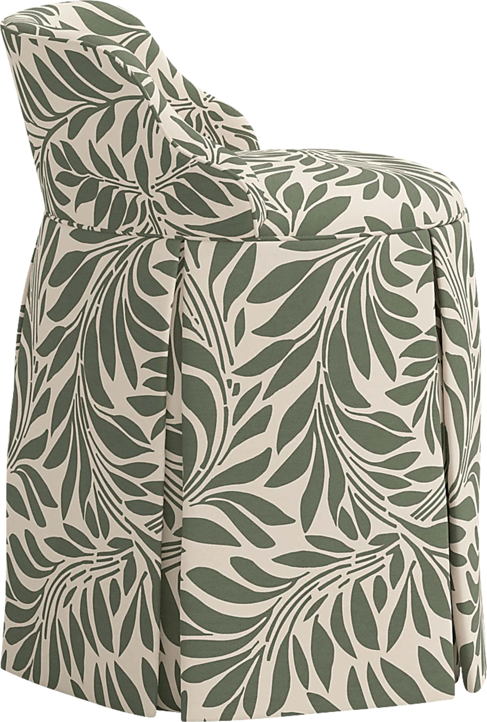 Ifanna Green Skirted Vanity - Image 4