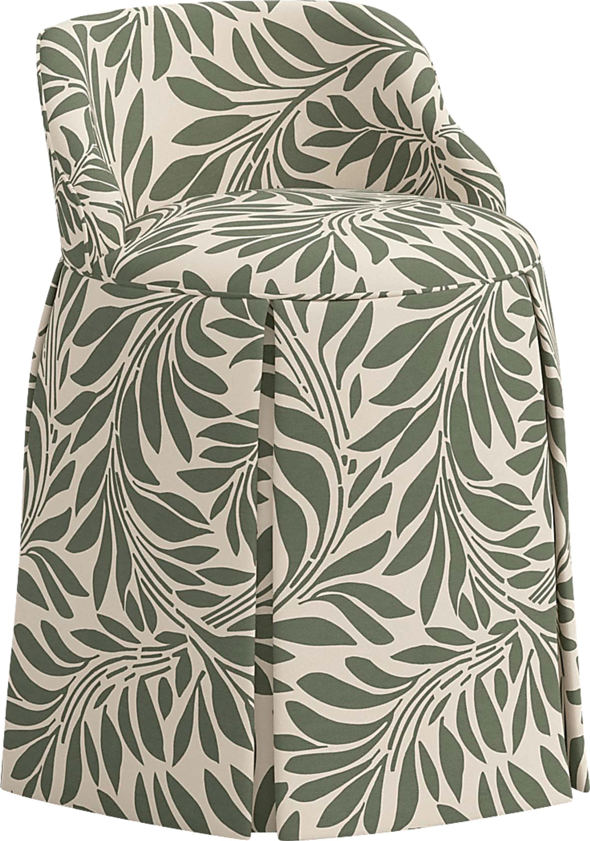 Ifanna Green Skirted Vanity - Image 1