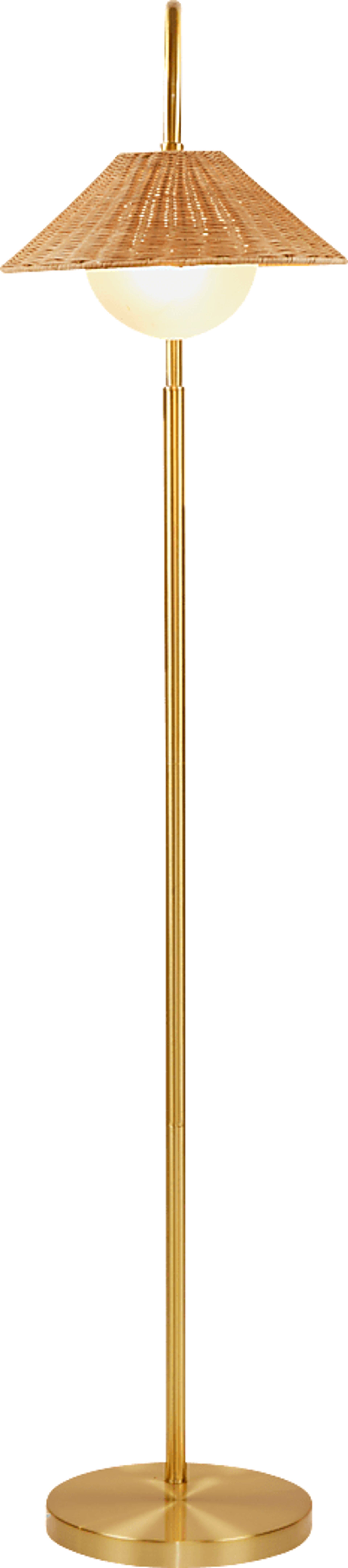 Ignacio Club Gold Floor Lamp - Image 2