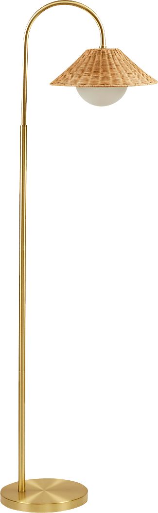 Ignacio Club Gold Floor Lamp