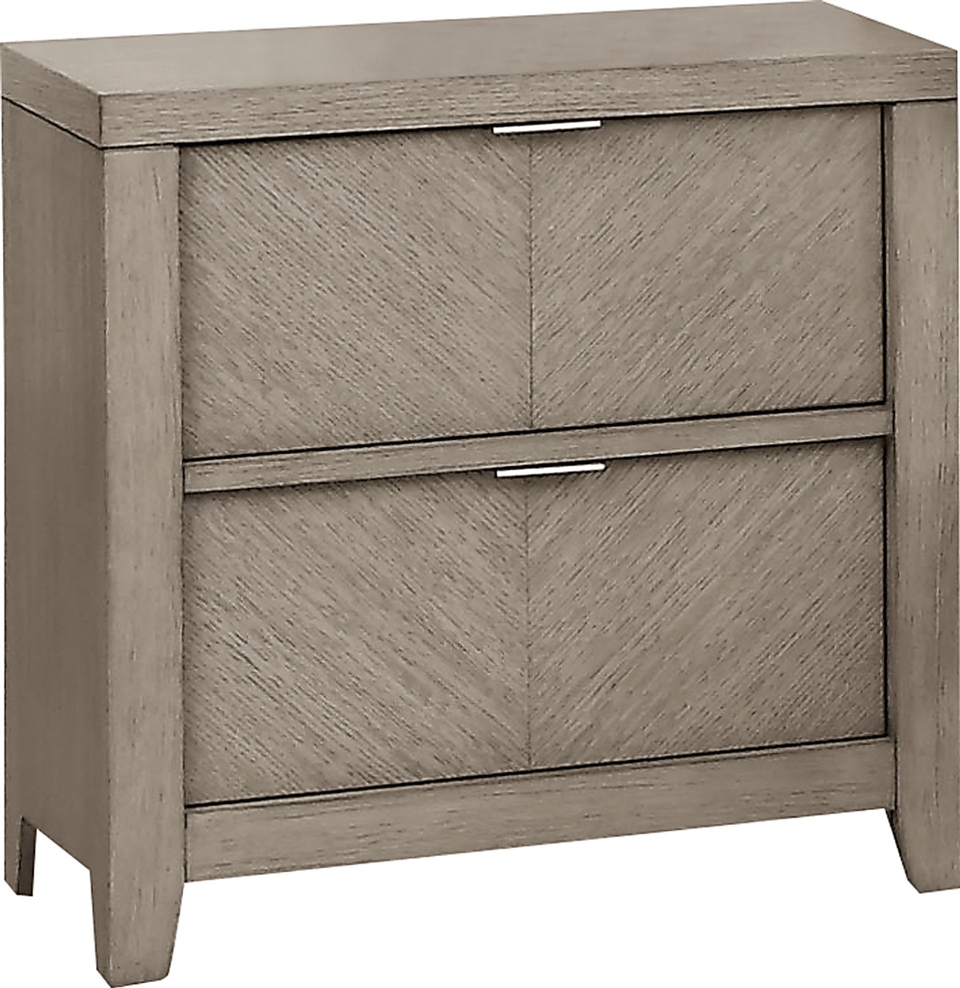 Ignacio Gray Nightstand - Image 1