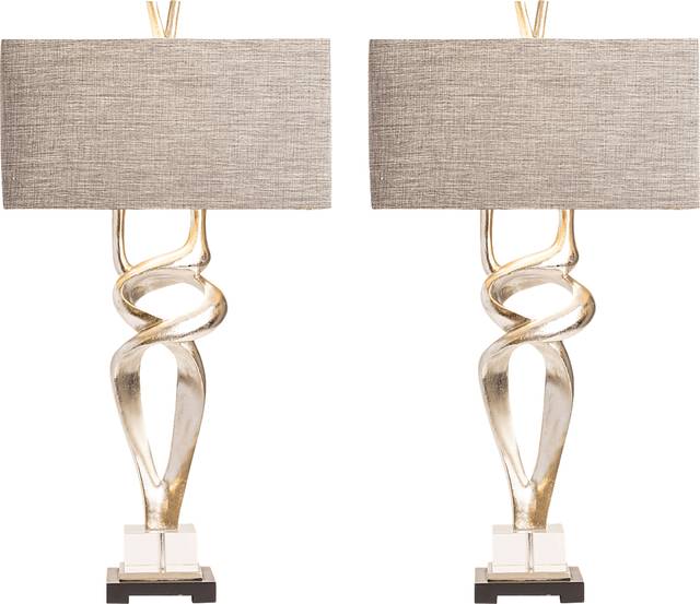 Ignacio Street Silver Lamp Set of 2 - Thumbnail - Image 1