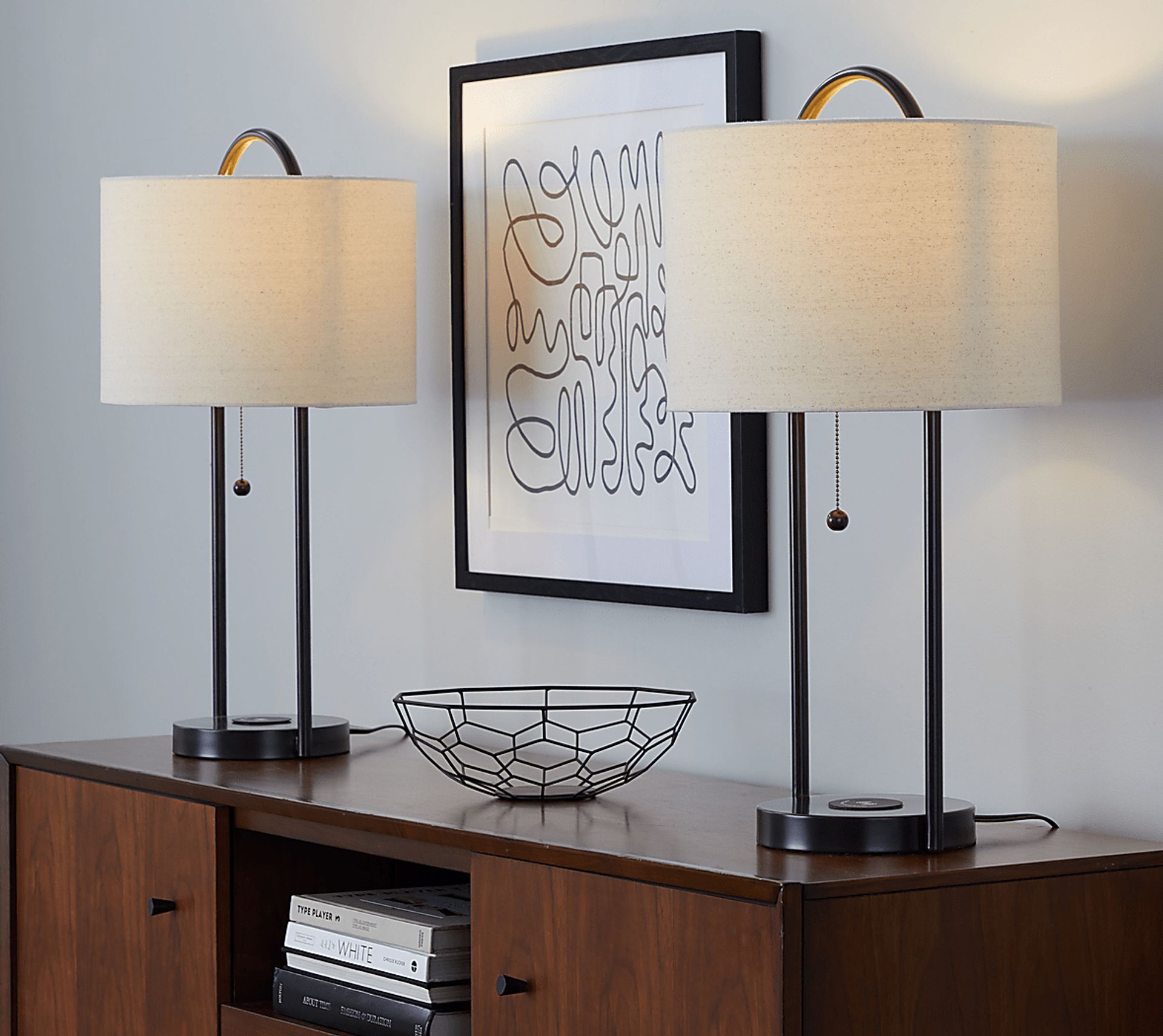 Ignatius Hollow Bronze Lamp, Set of 2 - Image 4