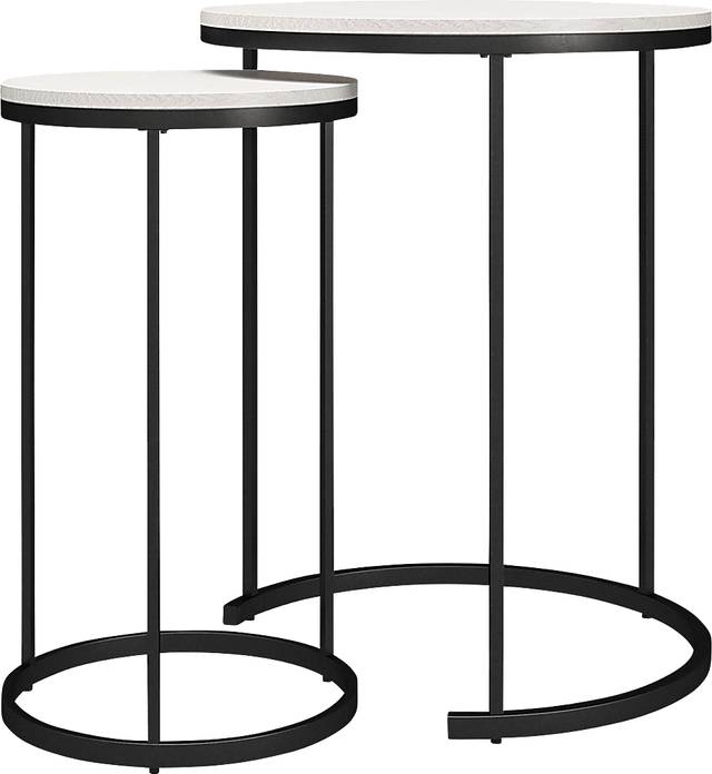 Ignatz Ivory Nesting Cocktail and End Table, Set of 4 - Thumbnail - Image 9