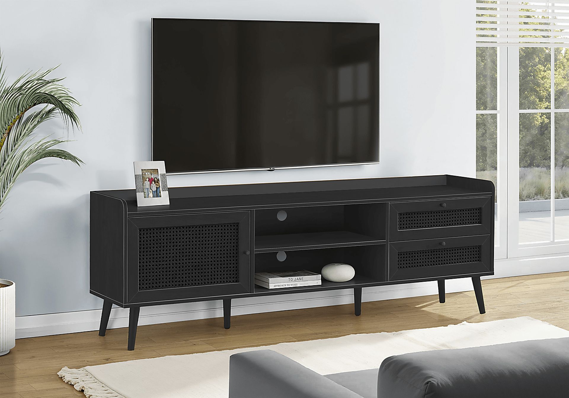 Ihiko Black 72 in. Console - Image 2