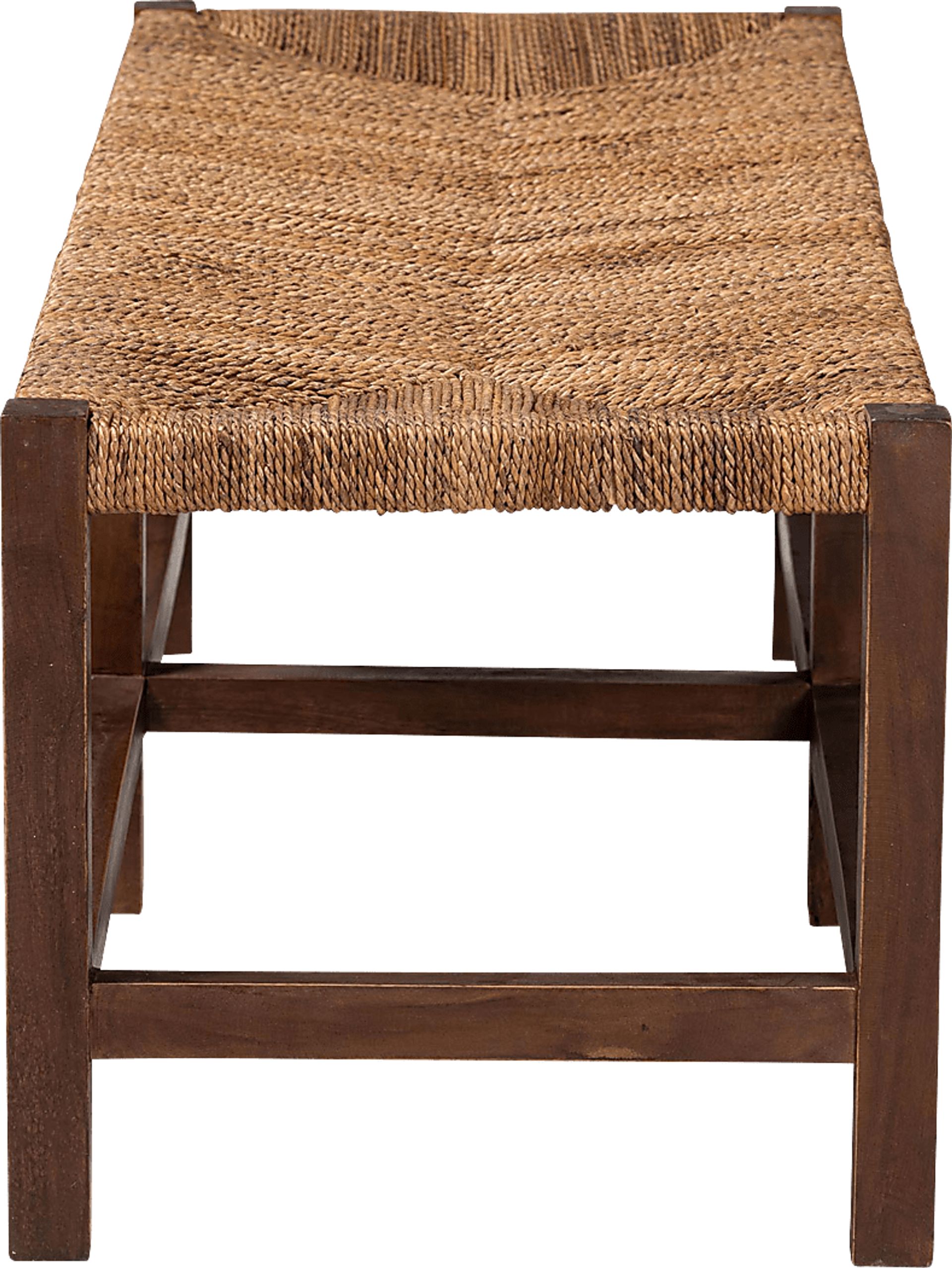 Ihmsen Brown Accent Bench - Image 4